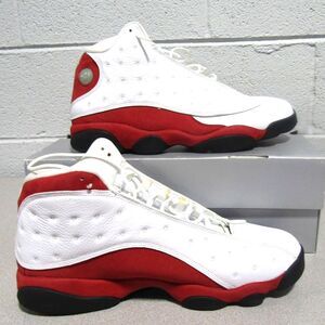 Nike Air Jordan 13 Retro White & Red Basketball Shoes IOB (FS25) in Box Size 14